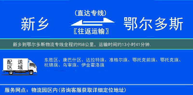 新鄉(xiāng)到物流專線